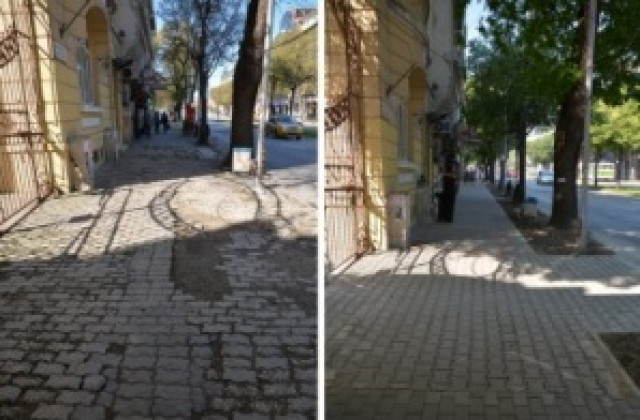 Общината ремонтира тротоари за близо милион