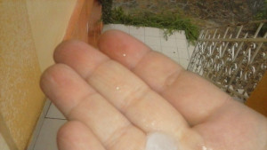 Силен град и порой удариха Стара Загора