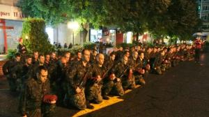 Заря за Деня на героите в Хасково