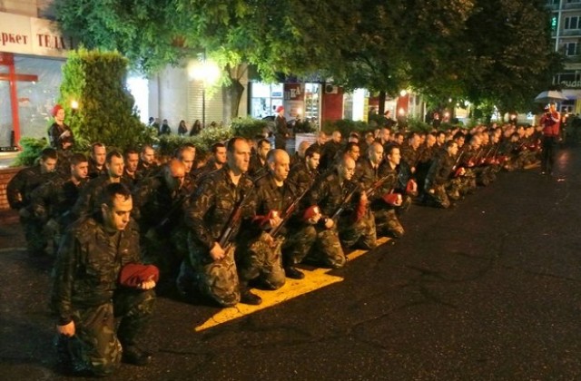 Заря за Деня на героите в Хасково