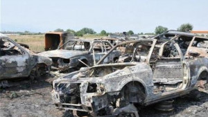 Нелегална автоморга откриха полицаи в частен имот