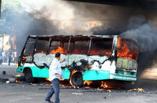 Автобус с метан изгоря в Димитровград