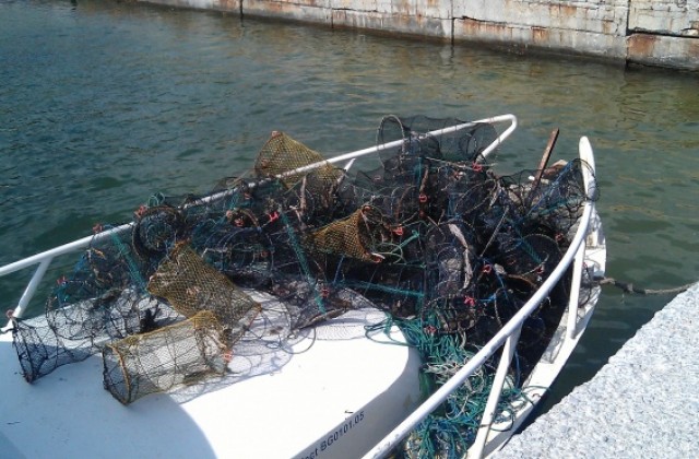 Заловиха бракониерски риболовни мрежи край Каварна, Крапец и Езерец