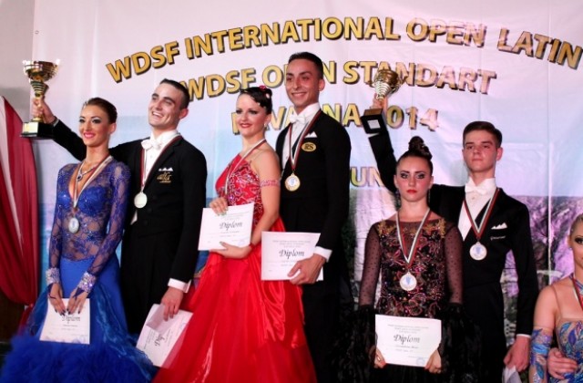 Руски и италиански танцьори - първенци в „Kavarna open – 2014“