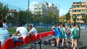 Новата спортна площадка на Електрото