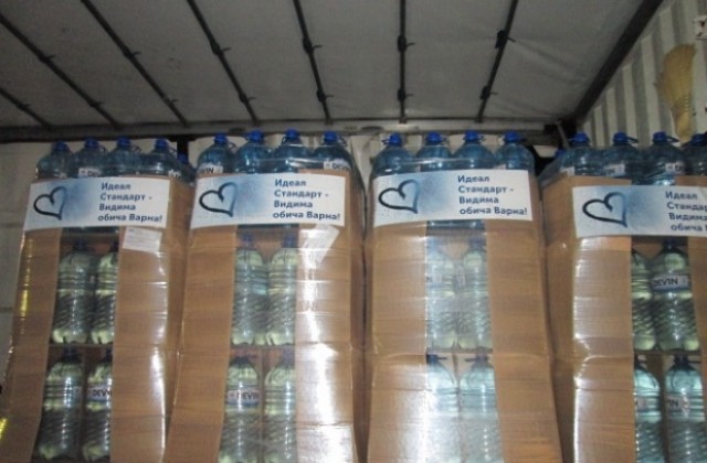 23 760 литра вода изпрати Идеал Стандарт – Видима за пострадалите във Варна