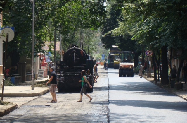 Преасфалтират изцяло 10 улици в Монтана