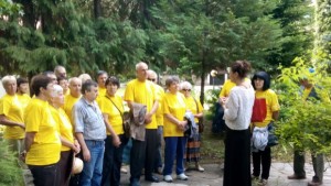 22 души със зрителни увреждания на поход из Кюстендил