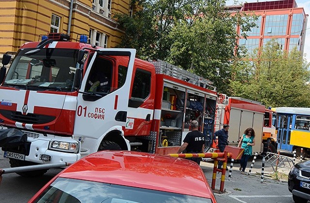 Пожар пламна до Министерски съвет