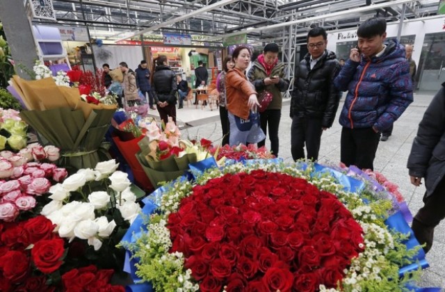 В навечерието на Деня на влюбените в Китай си спомнят древния език на цветята