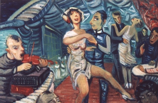 Безделието на градския хайлайф в изложба на един от най-големите експресионисти на България