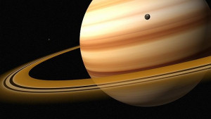 Касини надникна в окото на Сатурн
