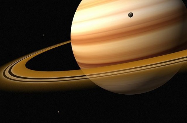 Касини надникна в окото на Сатурн