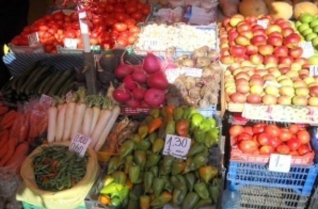 Вдигат се цените на едро на зеленчуците и плодовете