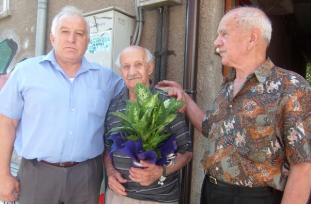 Съюзът на ветераните от войните почете 95- годишния юбилей Георги Георгиев