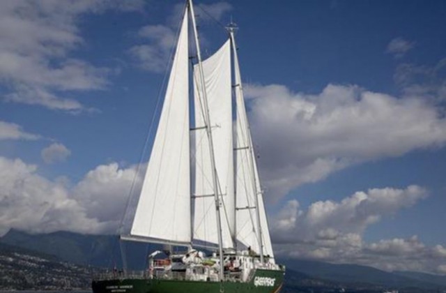 Ветроходът на „Грийнпийс” отваря врати за посетители