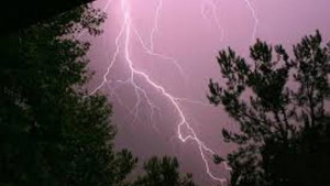 Мълния запали гараж в Дряново