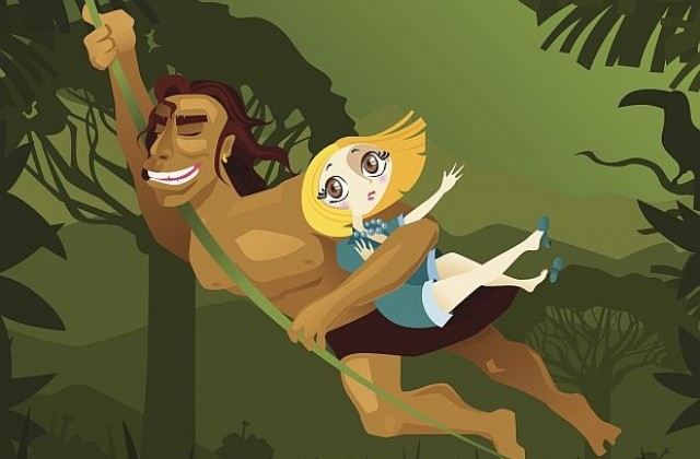 Защо отгледаният от маймуни Тарзан се бръсне и носи препаска?
