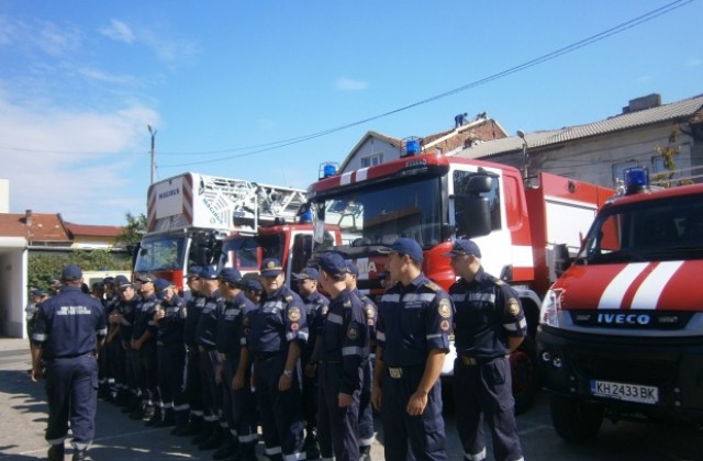 Осветиха 5 пожарни автомобила в РСПБЗН Кюстендил