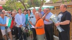 Паметна плоча на Крали Бимбалов във Факия