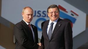 Барозу и Путин Важно е диалогът за доставките на руски