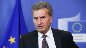 Йотингер се обяви против санкции срещу руския газов отрасъл