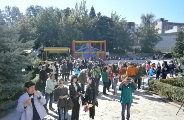 Четене, селфи с книга и  с котарак пред  ХГ  Вл. Д. Майстора