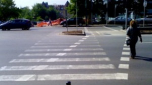 Глобиха пешеходец за неправилно пресичане