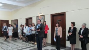 Областният приветства студентите в Педагогическия колеж за откриването на академичната