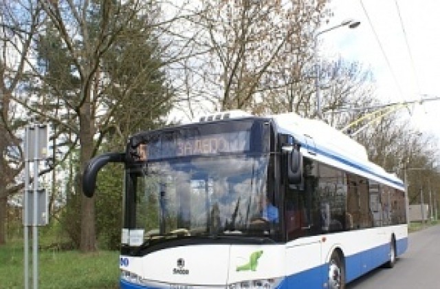 Още 4 нови тролейбуса влизат в автопарка на Градски транспорт