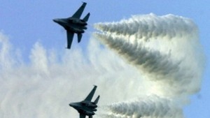 Анонсираща кампания на авиошоу прелита над Плевен в понеделник