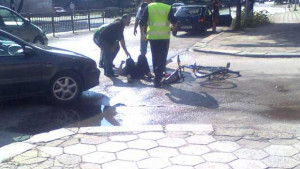 Велосипедист в болницата след катастрофа