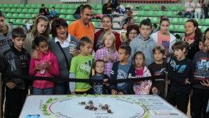 160 охлювисъстезатели бягаха в подкрепа на кауза