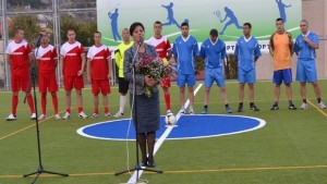 В Ивайловград откриха реновирана спортна площадка