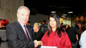 Награда от кмета на Варна за отличника по Дентална медицина