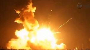 Ракетата Антарес е била унищожена по команда от Земята