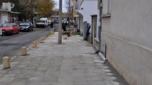 Нови плочки за несебърски улици