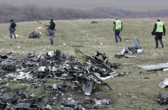 Руска телевизия имала доказателство, че изтребител свалил самолета в Украйна