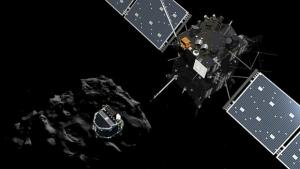 Сянка пречи на робота Фила да зареди батерията си