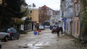 Шуменци недоволстват от разкопаната възрожденска част на ул Цар Освободител