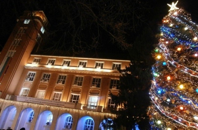 Палят светлините на нова Коледна елха в Плевен на 1 декември
