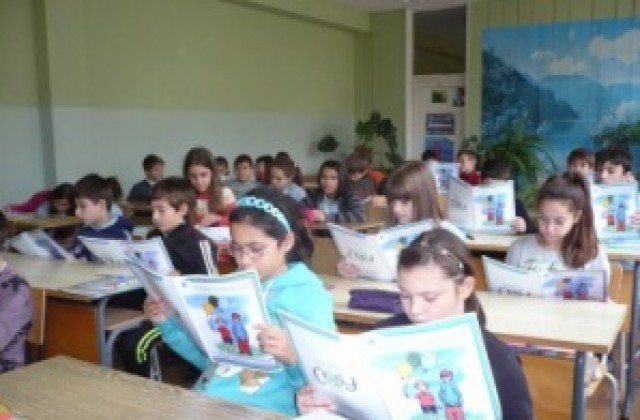 Ученици с участие в Европейската седмица за намаляване на отпадъците