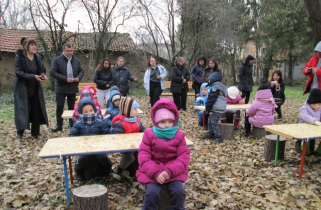 Зелена класна стая откриха в Караисен със средства от ПУДООС