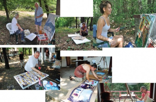 Делиблатски песак - живописна изложба от Панчево, Сърбия