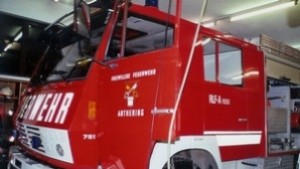 Товарен влекач горя на Е 79