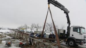 Пренасят утре по въздуха нов електрически стълб до Белоградчик