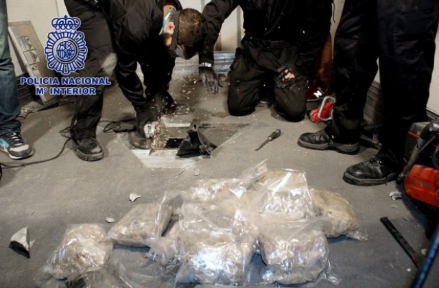 България помогна за залавянето на рекордна дрога в Испания