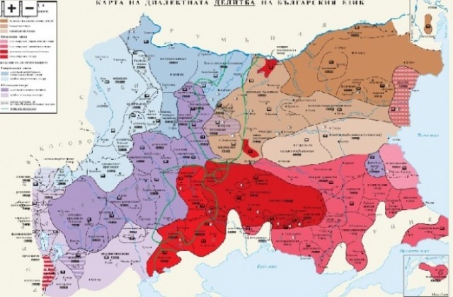 Диалектът на Сливенско- в новата карта
