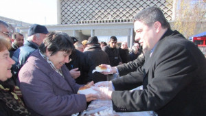С баница и вино ГЕРБ Г Оряховица почерпи за наближаващите