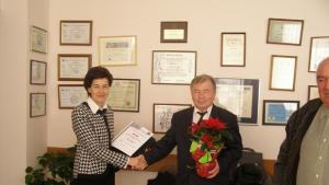 Кметът на Добрич стана почетен член на Съюза на офицерите